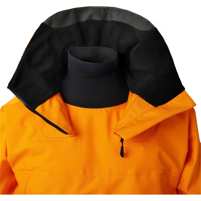 2024 Typhoon Mens Sea Kayak Hinge Entry Drysuit 100200-0016 - Tangerine / Grey